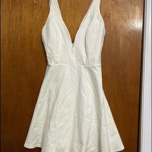 Women’s white party dress